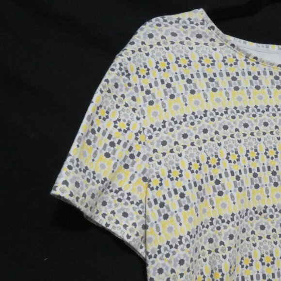 CROFT & BARROW Classic Tee | large | Patterned Short Sleeve Top - Picture 3 of 16